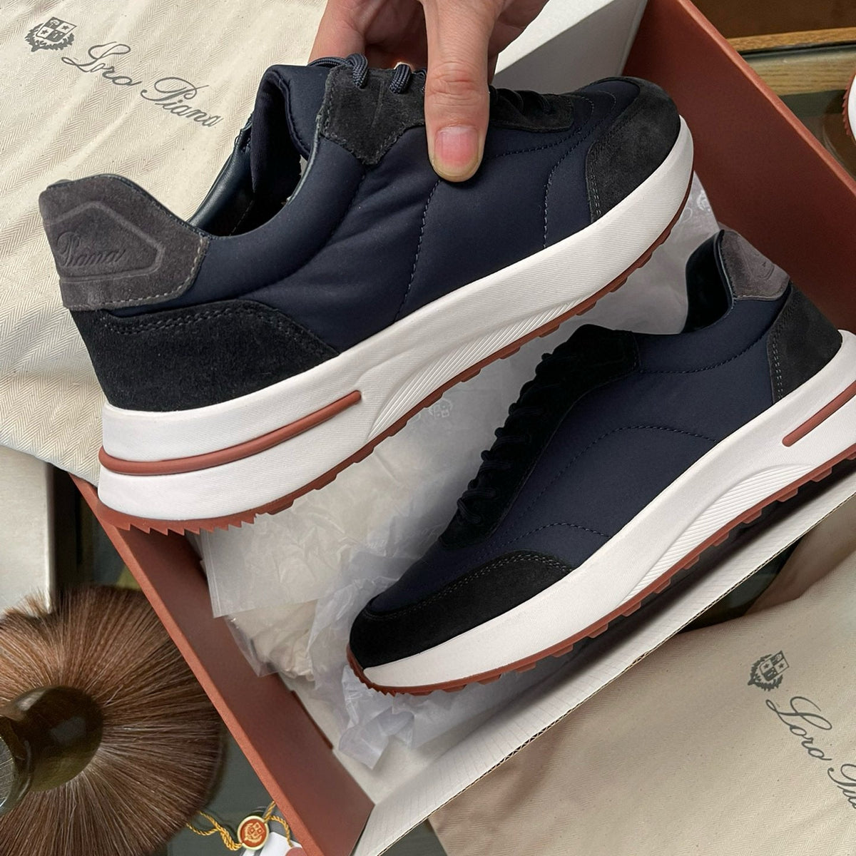 Shoes- Loro P Weekend Walk Trainers Comfortable Everyday Designer Shoes
