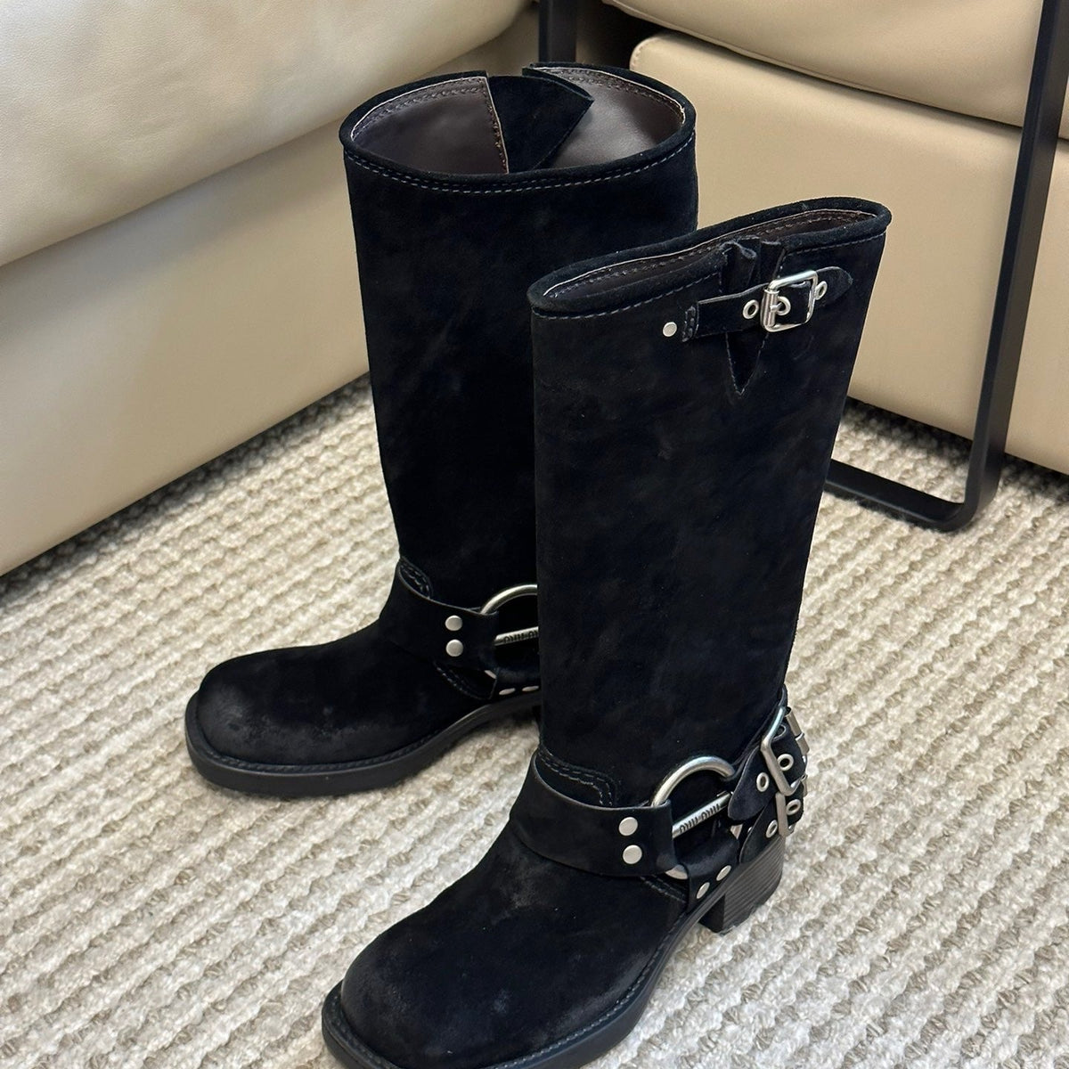 Shoes? Miu M Boots Luxury Lifestyle Designer Footwear