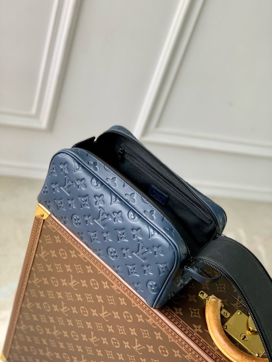 Louis Vuitton Bags- Louis Vuitton Lou Dopp Kit Toiletry Bag Elegant Everyday Designer Handbag