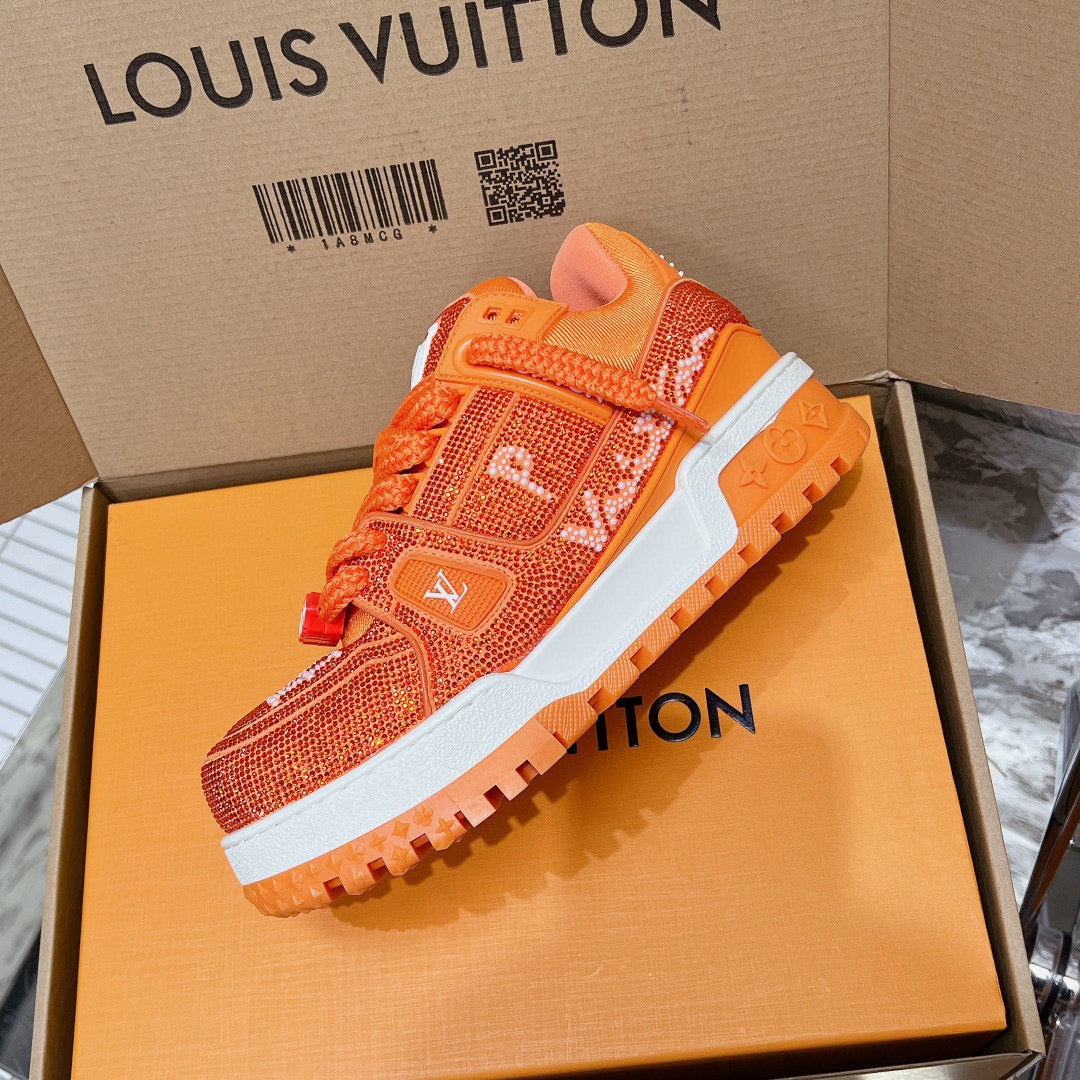 Louis Vuitton Shoes- Louis Vuitton Lou Trainers Premium Designer Casual Shoes