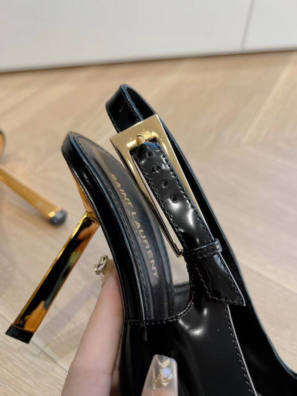 Close-up detail view of Saint Laurent luxury piece style No.009