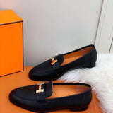 Hermes shoes Style 387 - close-up of elevated everyday design (alternate angle)