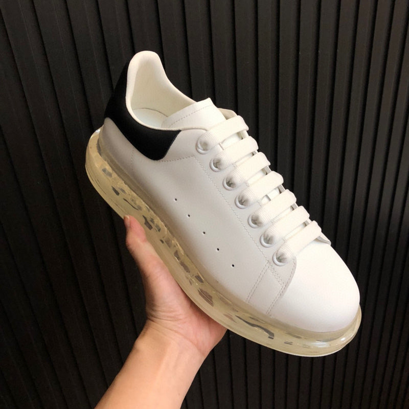 Alexander McQueen Nude Slip-On Sneakers - Angled View