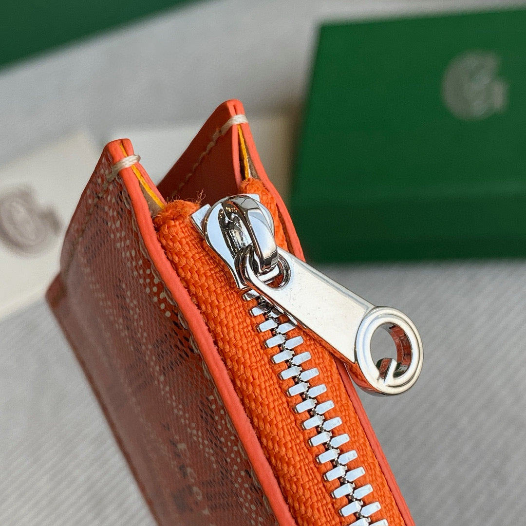 Wallets- Goya Bourbon Card Holder Compact Luxury Card Wallet