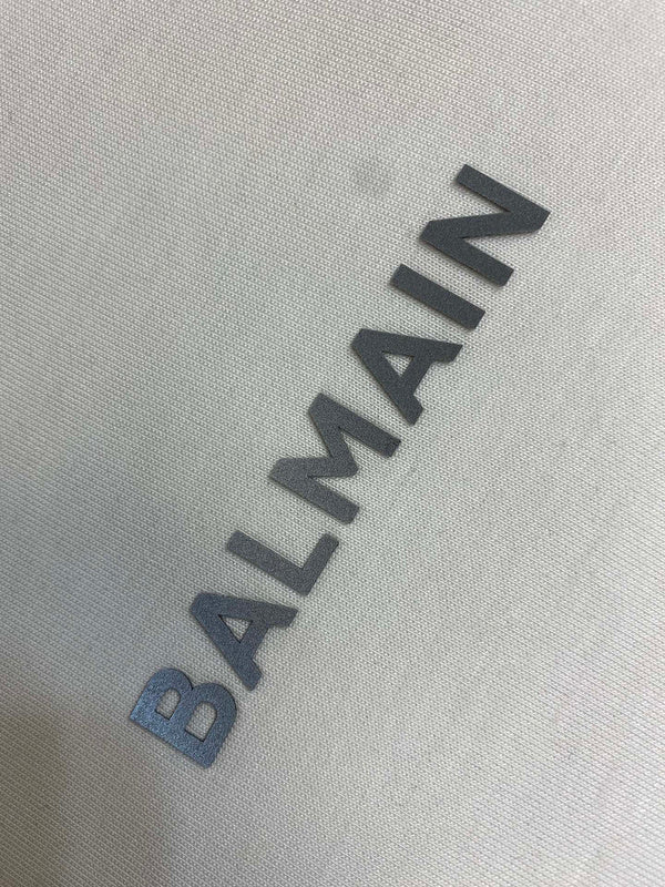 Texture and finish detail of Balmain luxury piece style No.041