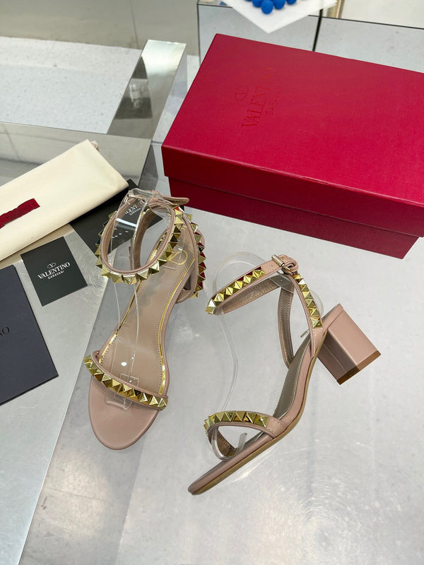 Close-up of Valentino Garavani shoes craftsmanship