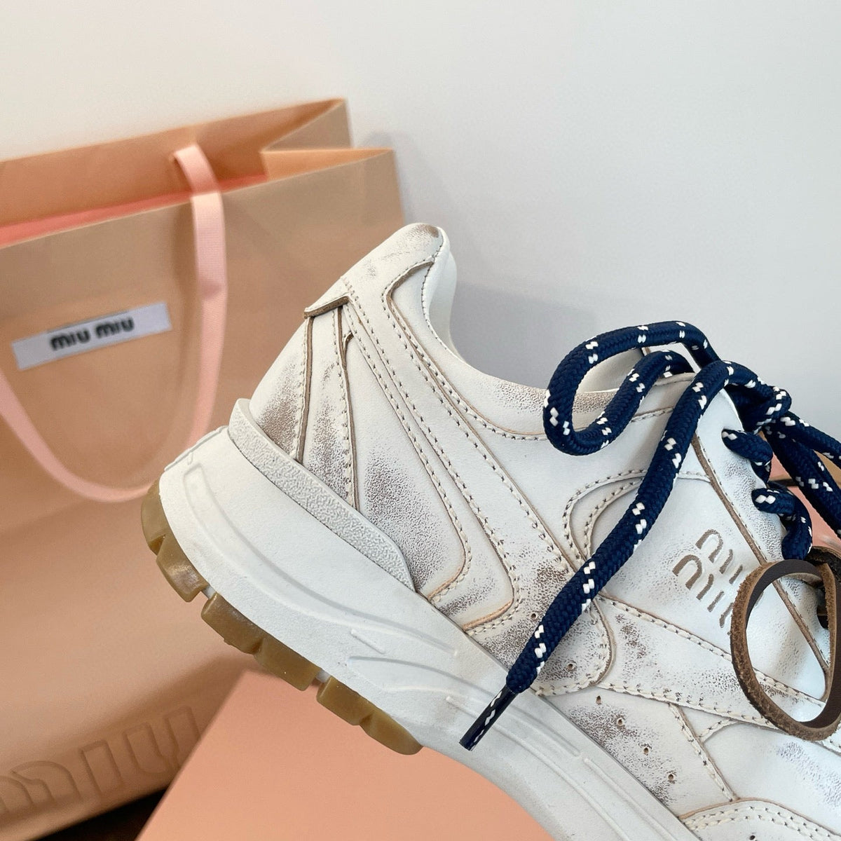 Shoes- Miu M Trainers Luxury Lifestyle Designer Footwear