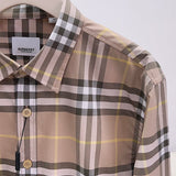 Close-up of Burberry designer clothing craftsmanship