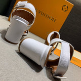 Close-up detail view of Louis Vuitton luxury piece style No.050