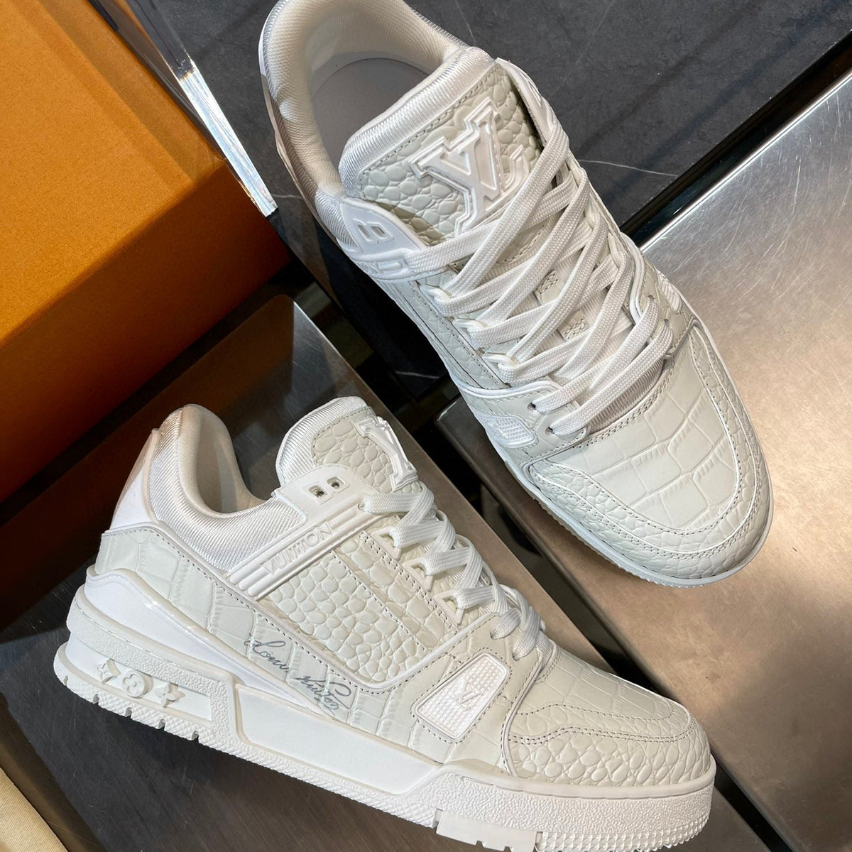 Louis Vuitton Shoes- Louis Vuitton Lou Trainers Premium Designer Casual Shoes