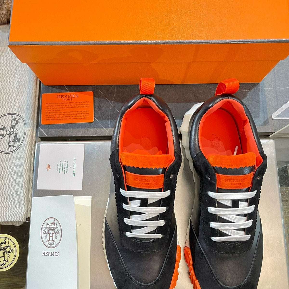 Shoes- Herm Bouncing Sneakers Luxury Lifestyle Designer Footwear