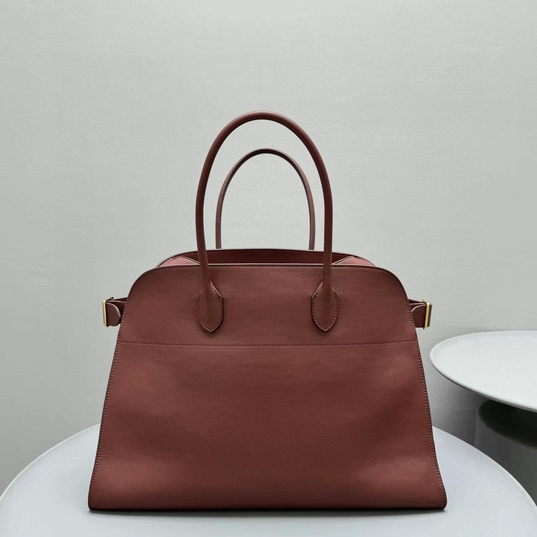 The Row Bags- The Row Margaux 17 Bag Luxury Designer Leather Handbag