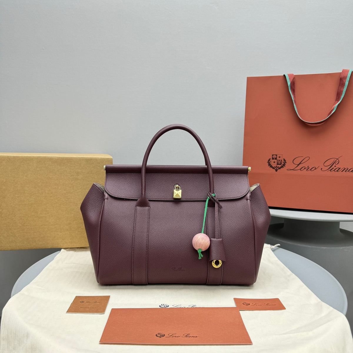 Bags- Loro P Loom Bag L32 Elegant Everyday Designer Handbag
