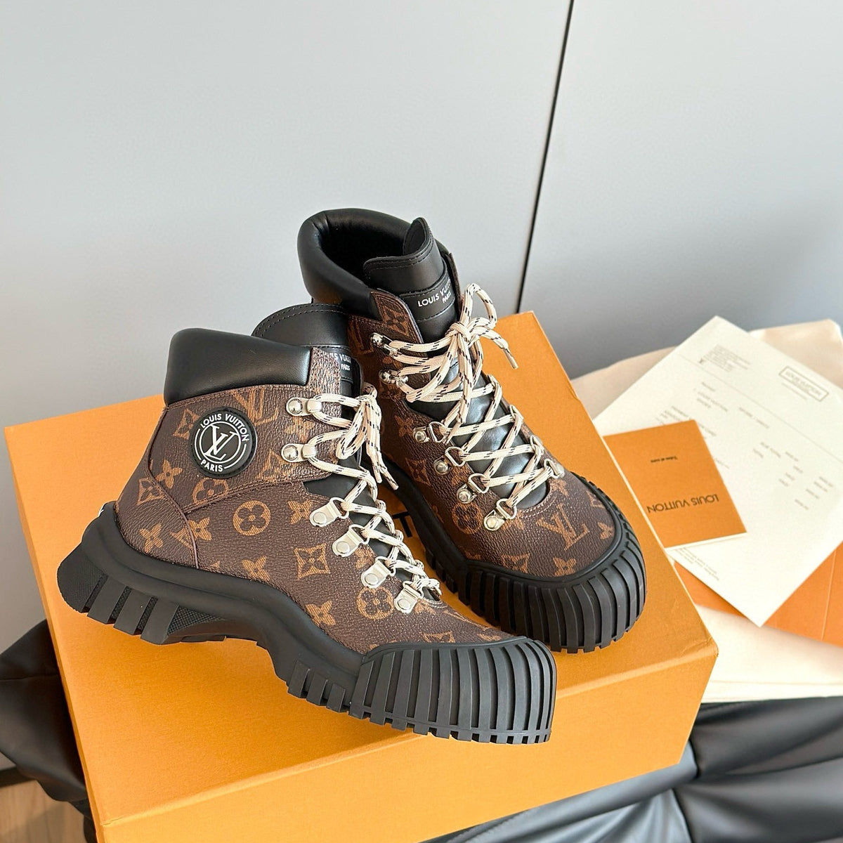Louis Vuitton Shoes- Louis Vuitton Lou Ruby Boots Comfortable Everyday Designer Shoes
