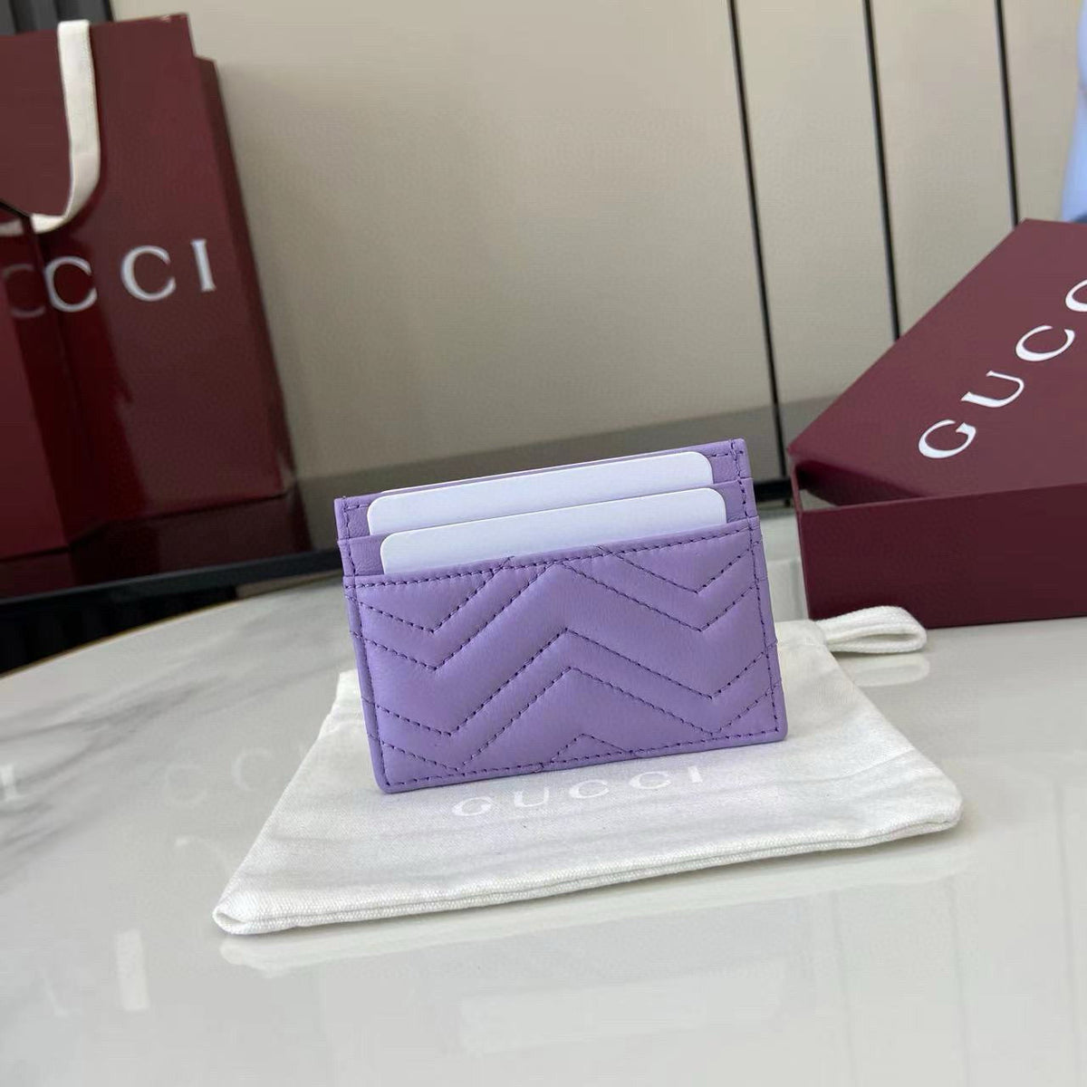 Gucci Wallets- Gucci Card Holder Elegant Everyday Leather Wallet