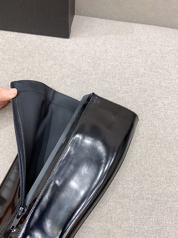Saint Laurent designer shoes full view