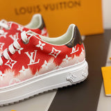 Louis Vuitton luxury shoes detail shot