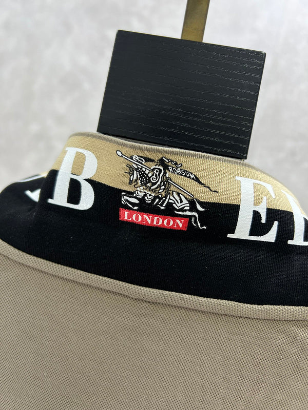 Close-up of Burberry designer clothing craftsmanship