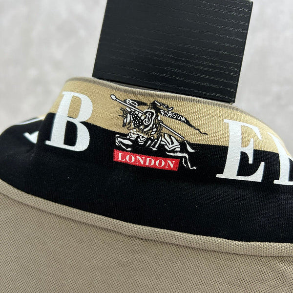 Close-up of Burberry designer clothing craftsmanship