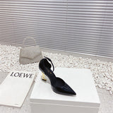 Three-quarter angle view of Saint Laurent luxury piece style No.087