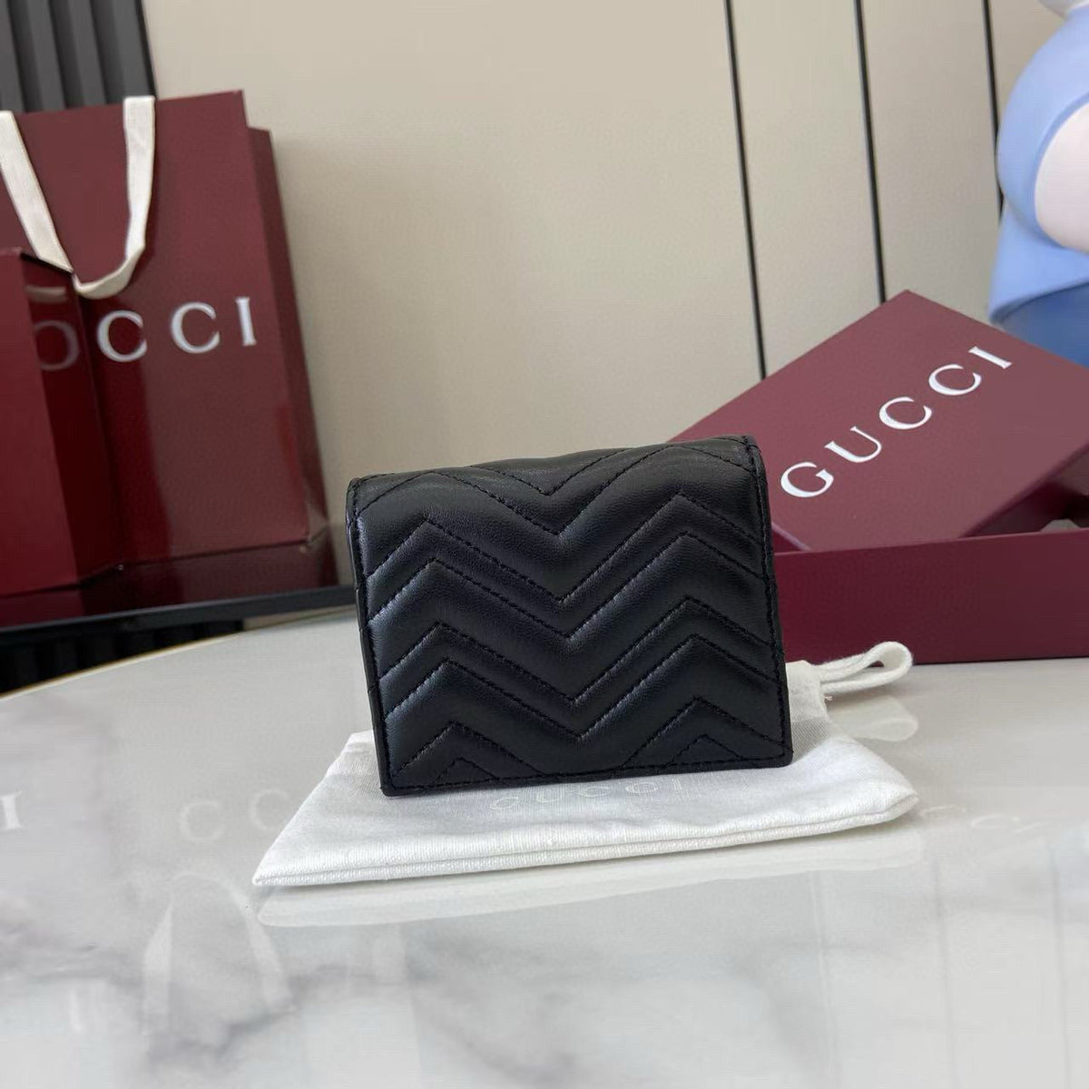 Gucci Wallets- Gucci Marmont Small Wallet Premium Leather Designer Wallet