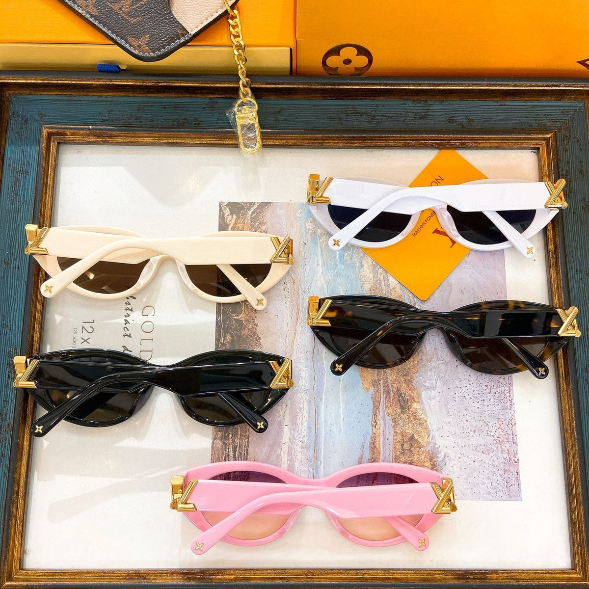 Louis Vuitton Sunglasses- Louis Vuitton Lou Sunglasses Luxury Designer UV Sunglasses