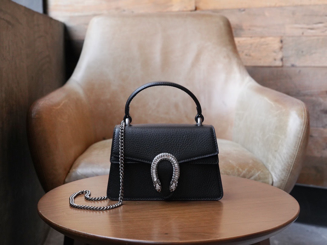 Gucci Bags- Gucci Dionysus Mini Top Handle Bag Elegant Everyday Designer Handbag