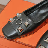 Hermes shoes Style 257 - angled studio shot