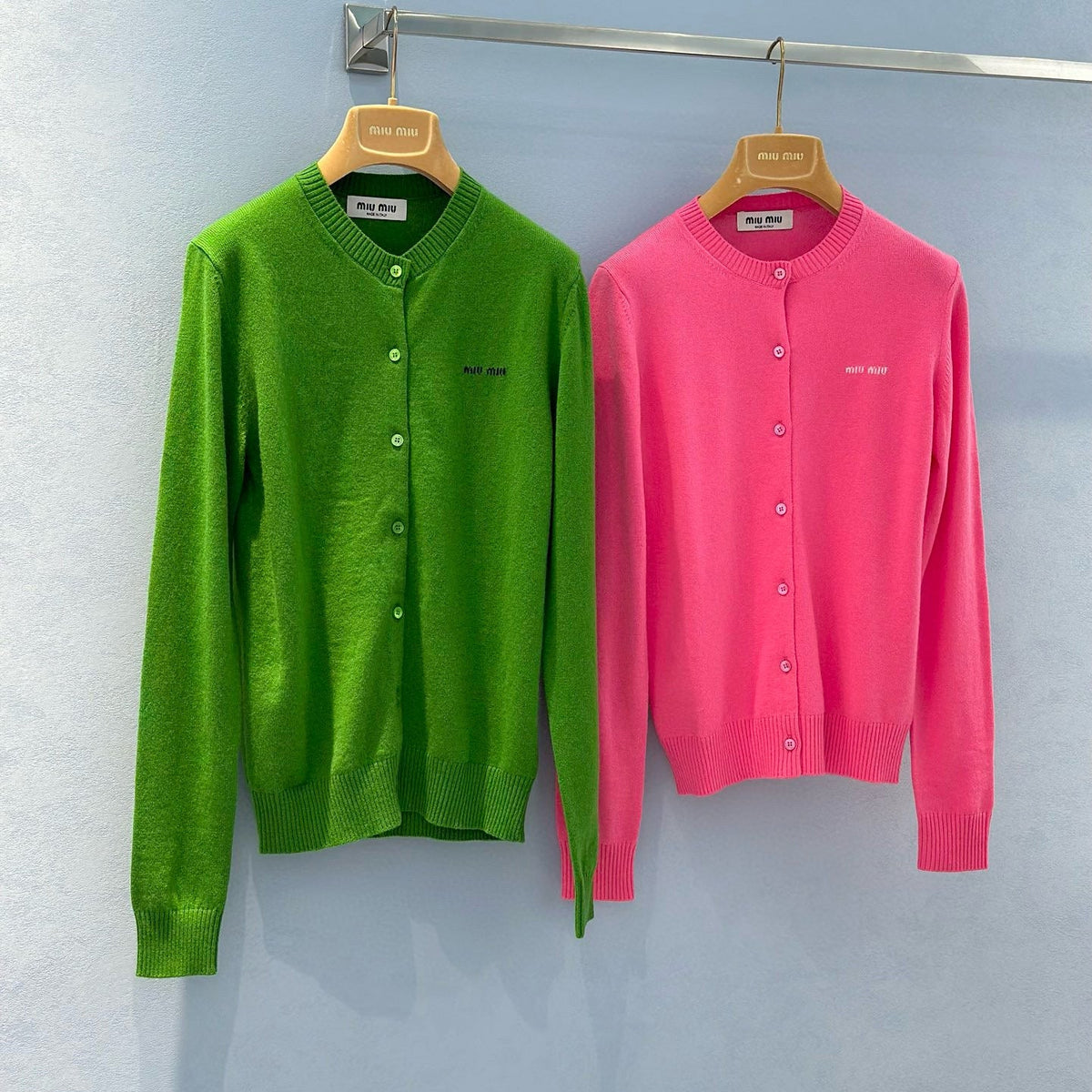 Sweaters- Miu M Cardigan Premium Casual Designer Knitwear