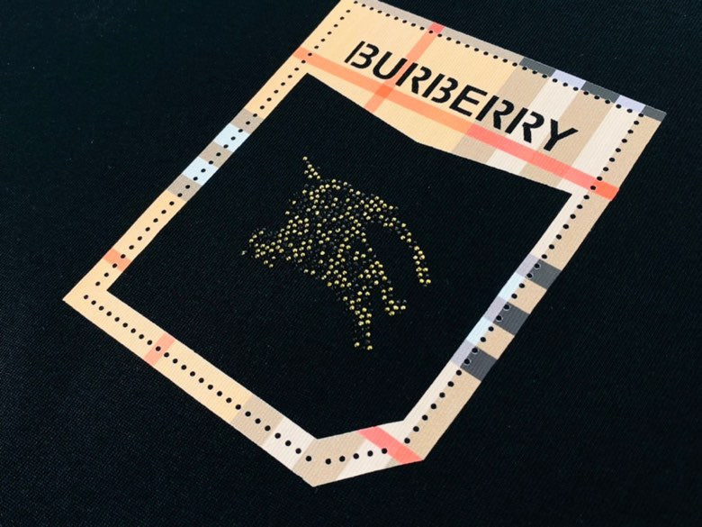 Burberry t-shirt front view designer style