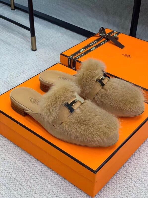 Hermès White Chelsea Boots - Back View