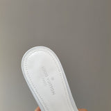 Louis Vuitton Camel Classic Ballet Flats - Close-Up Texture View