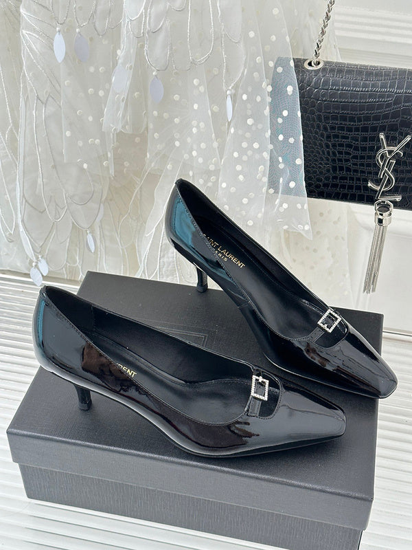 Saint Laurent designer shoes full view