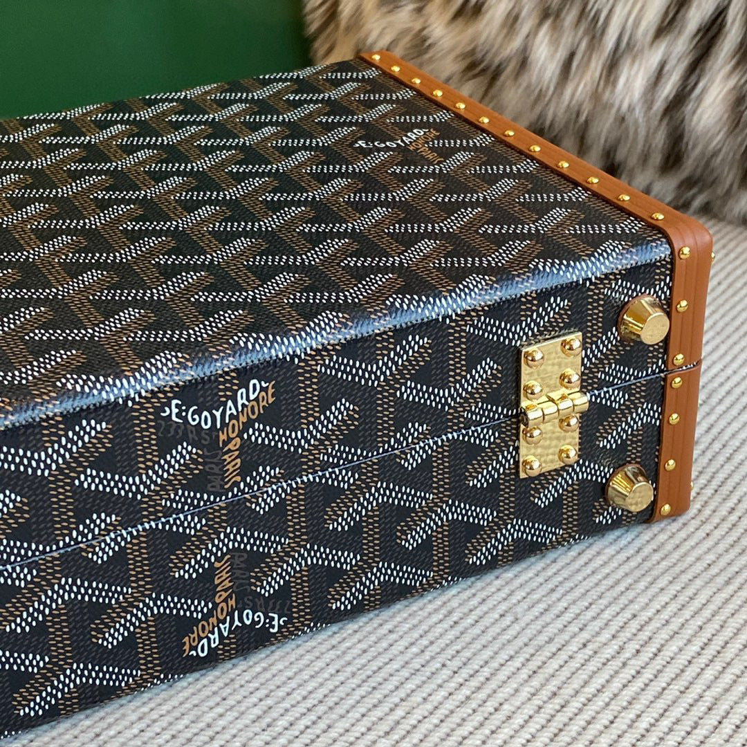 Bags- Goya Grand Hotel Trunk Bag Luxury Designer Leather Handbag