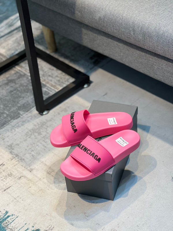 Balenciaga White Block Heel Sandals - Sole Detail View