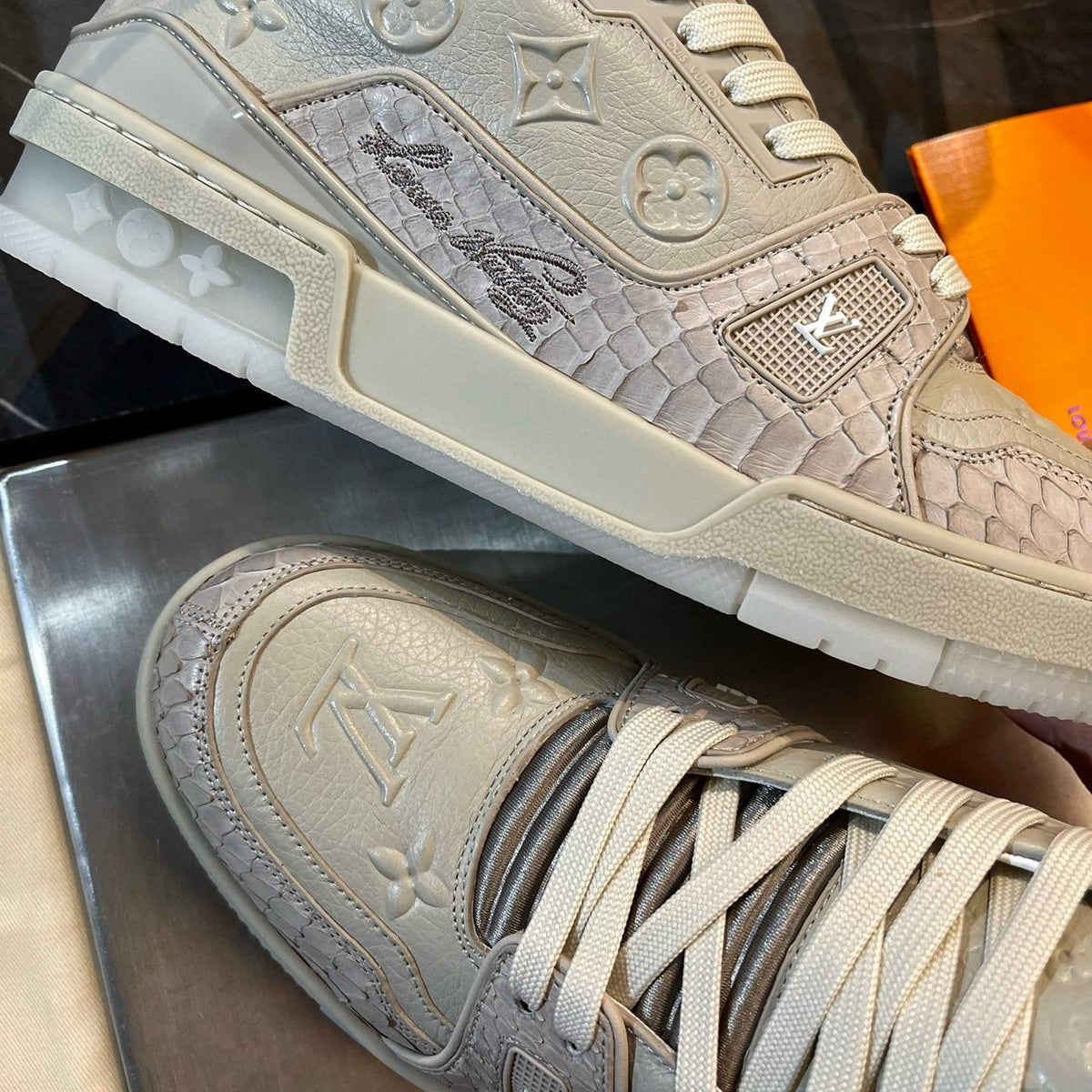 Louis Vuitton Shoes- Louis Vuitton Lou Trainers Luxury Lifestyle Designer Footwear