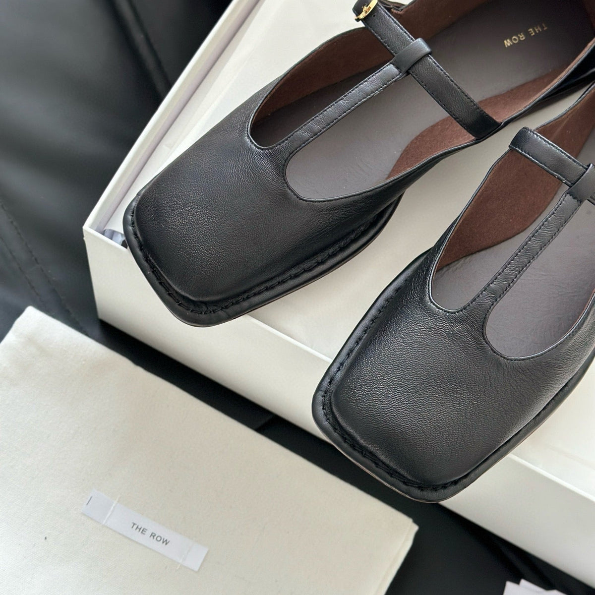 The Row Accessories- The Row T Strap Flats Luxury Designer Fashion Accessory