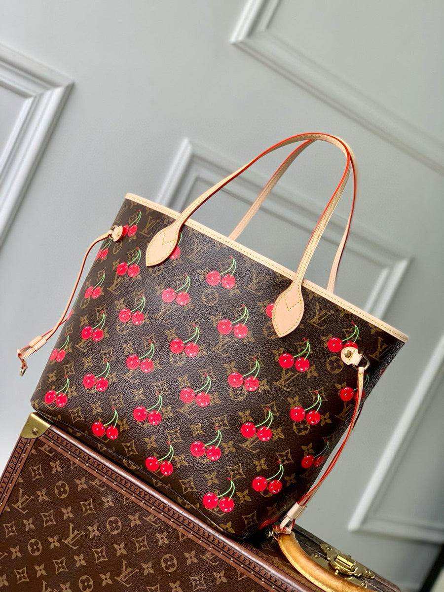 Louis Vuitton Bags- Louis Vuitton Lou x Murakami Neverfull Mm Bag Premium Designer Shoulder Bag