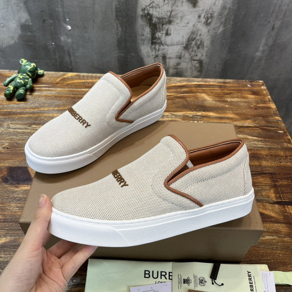 Burberry Camel Chelsea Boots - Front View