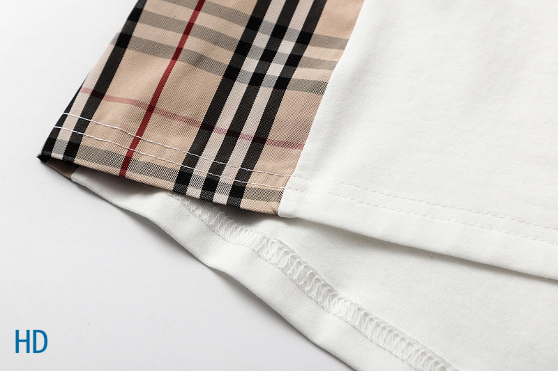 Burberry luxury t-shirt detail shot