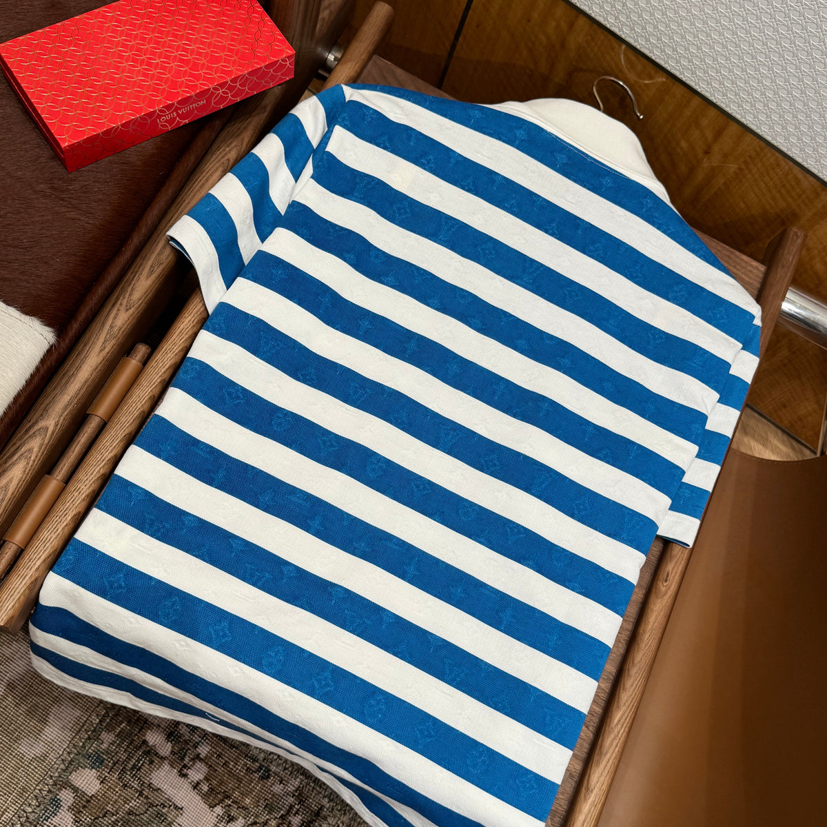 Louis Vuitton Polo Shirts- Louis Vuitton Lou Polo Shirt Classic Designer Cotton Polo Shirt