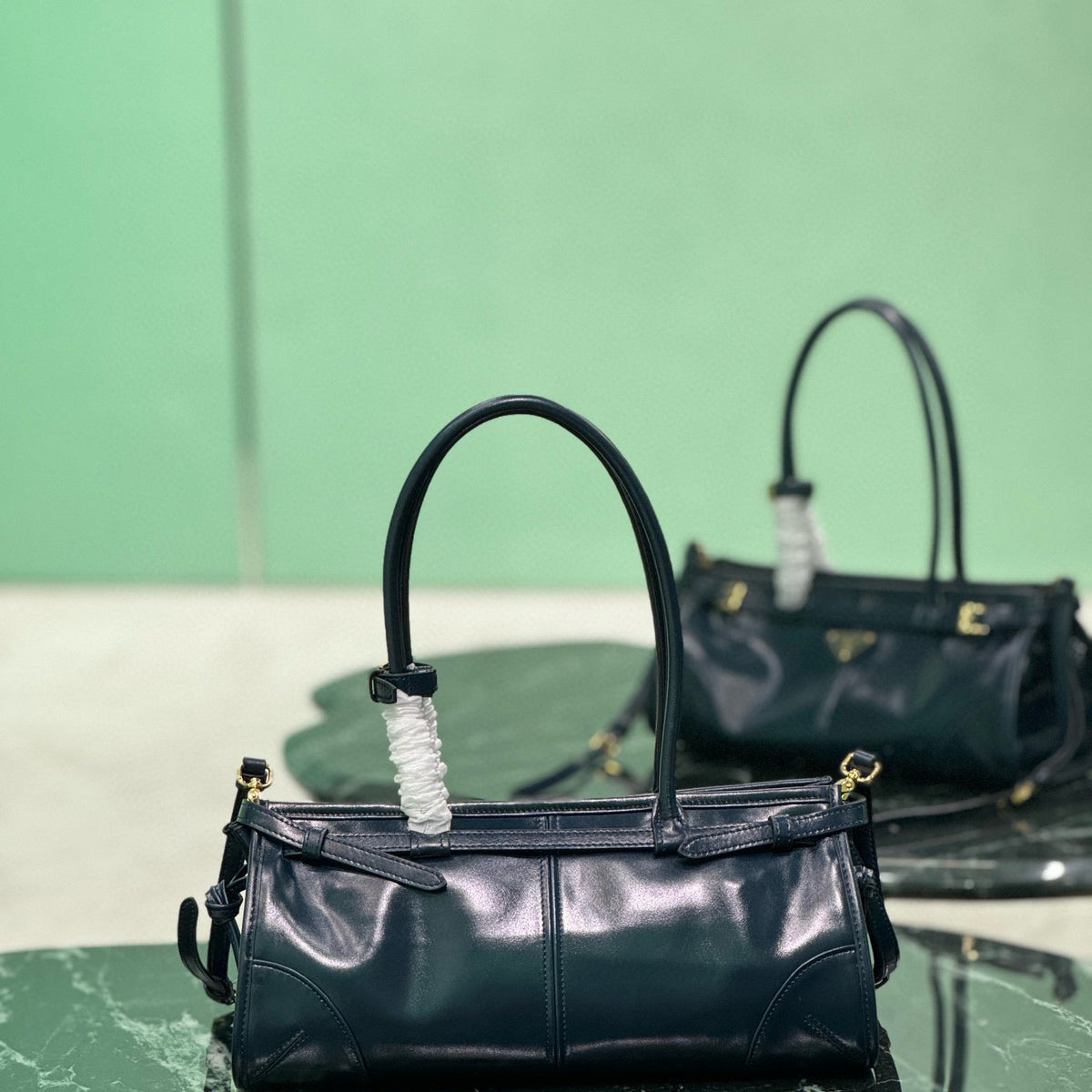 Bags- Pd Medium Leather Handbag Luxury Designer Leather Handbag