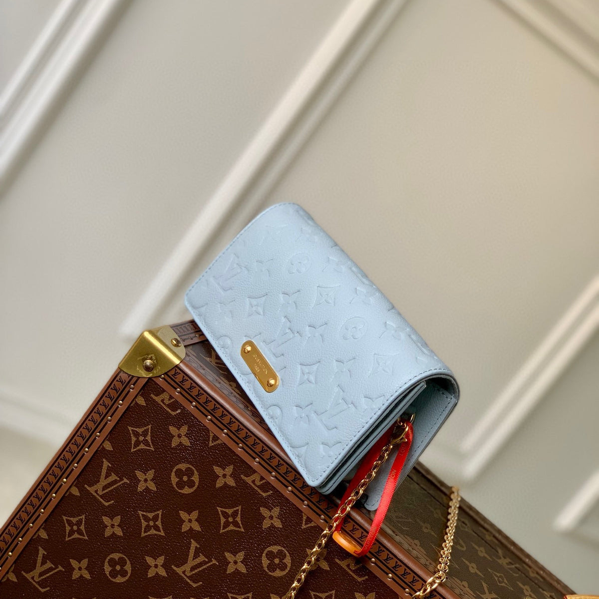 Louis Vuitton Wallets- Louis Vuitton Lou Lily Wallet On Chain Compact Luxury Card Wallet