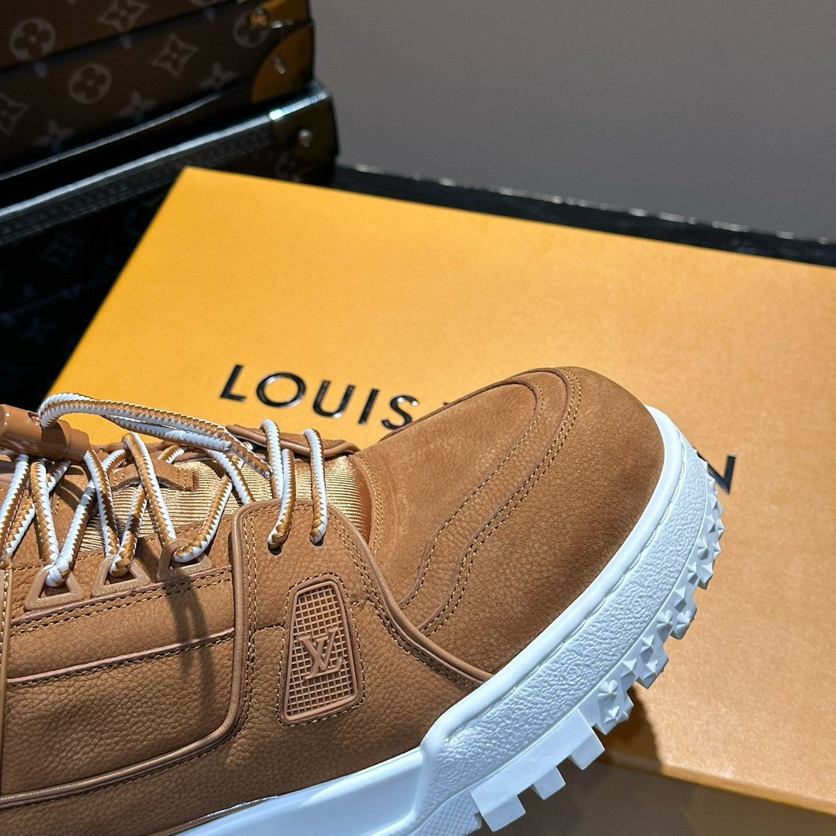 Louis Vuitton Shoes- Louis Vuitton Lou Trainers Comfortable Everyday Designer Shoes