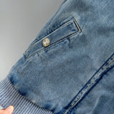 Chanel Denim Jacket detail shot – authentic designer craftsmanship