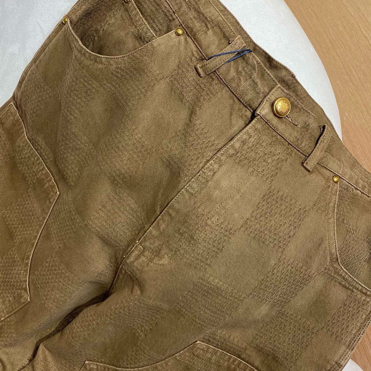 Louis Vuitton Jeans- Louis Vuitton Lou Denim Shorts Premium Designer Denim Jeans