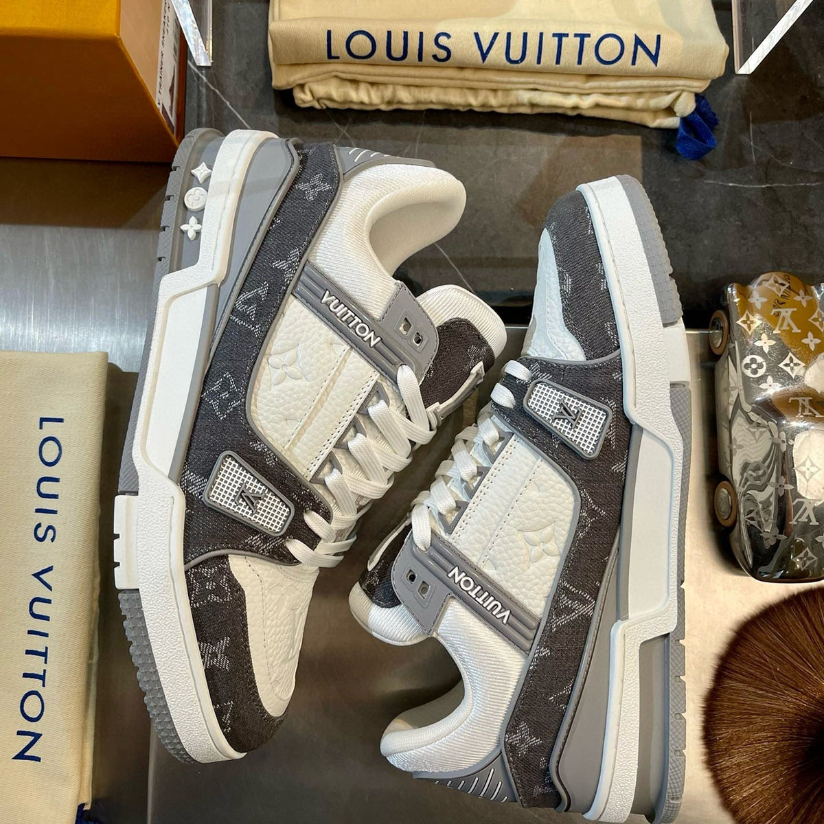 Louis Vuitton Shoes- Louis Vuitton Lou Trainers Luxury Lifestyle Designer Footwear