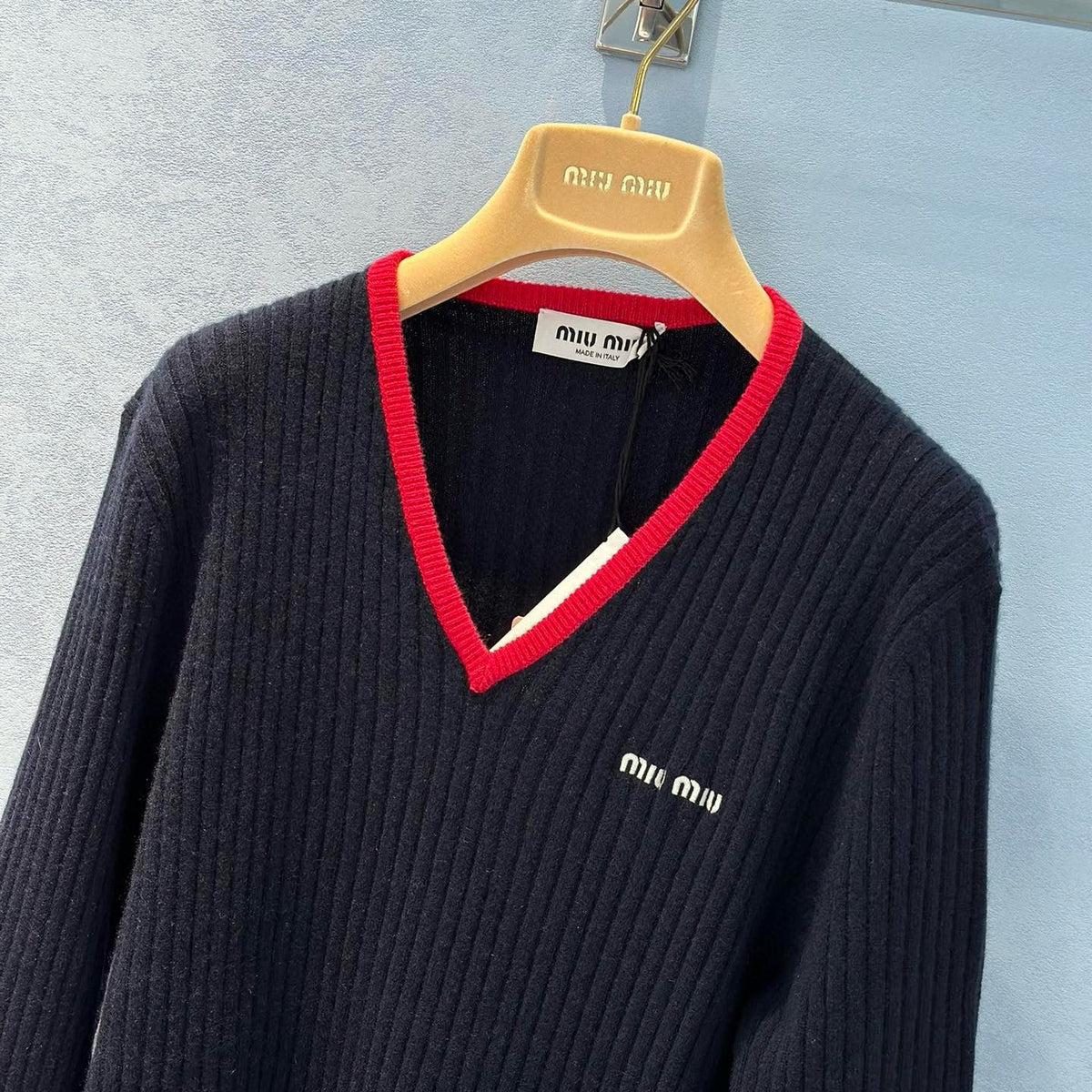 Sweaters- Miu M Sweater Luxury Designer Knit Sweater