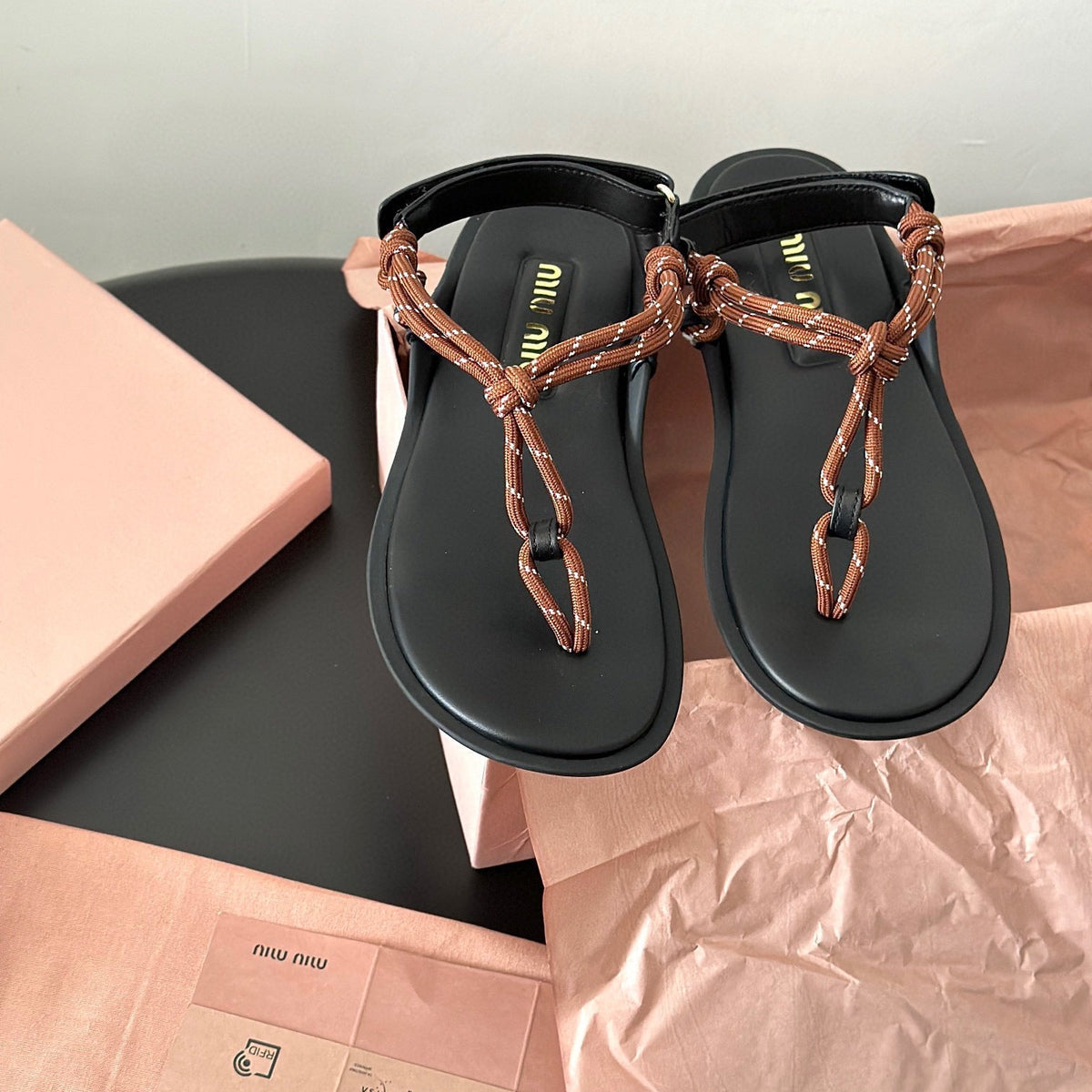 Shoes- Miu M Sandals Luxury Lifestyle Designer Footwear