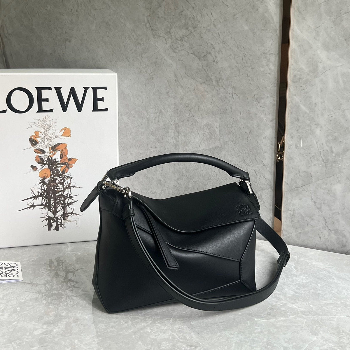 Bags- Loew Small Puzzle Edge Bag Luxury Designer Leather Handbag